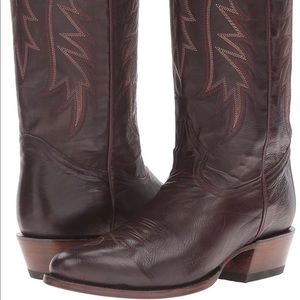 Stetson Brown Leather Men's Boots